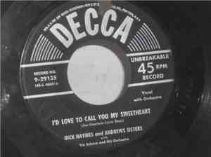 Dick Haymes And Andrews Sisters With Vic Schoen And His Orchestra - My Sin