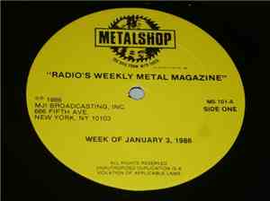 Various -  Metalshop - Radio's Weekly Metal Magazine (Week Of January 3, 1986)