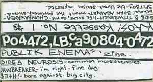 Various - Public Enema Kassette Zine #1