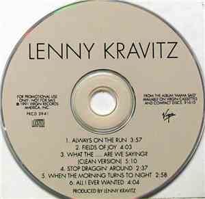 Lenny Kravitz - From The Album 'Mama Said'