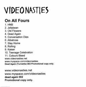Video Nasties - On All Fours