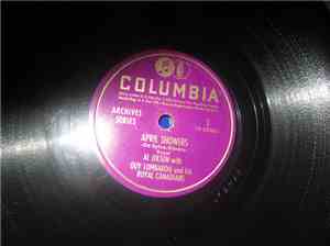 Al Jolson With Guy Lombardo And His Royal Canadians - April Showers / Rock-A-Bye Your Baby With A Dixie Melody