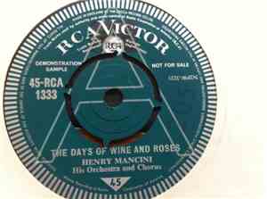 Henry Mancini And His Orchestra - Big Noise From Winnetka / The Days Of Wine & Roses