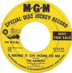 The Animals - Bring It On Home To Me