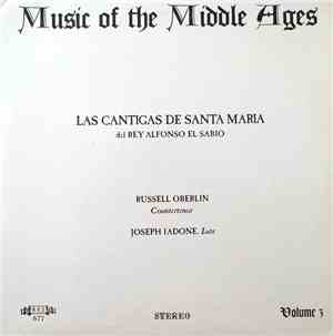 Del Rey Alfonso El Sabio / Russell Oberlin & Joseph Iadone - Las Cantigas De Santa Maria