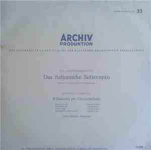 Domenico Scarlatti - VIII. Forschungsbereich - Das Italienische Settecento - Serie C: Das Gravicembalo - 