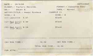 Happy Mondays - Sample 2