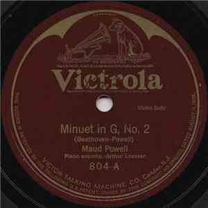 Maud Powell - Minuet In G, No. 2 / Largo