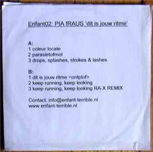 Pia Fraus  - Dit Is Jouw Ritme