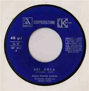 Plinio Maggi - Sei Sola