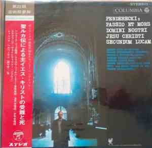 Krzysztof Penderecki, Henryk Czyz - Passio Et Mors Domini Nostri Jesu Christi Secundum Lucam