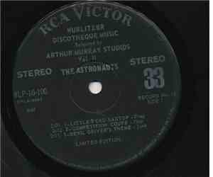 The Astronauts  - Wurlitzer Discotheque Music Selected By Arthur Murray Studios Vol. II