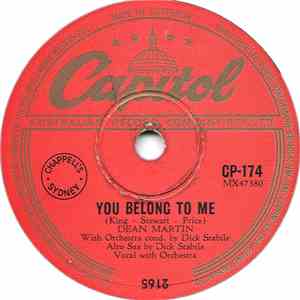 Dean Martin - You Belong To Me / Muskrat Ramble