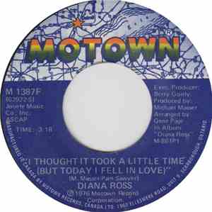 Diana Ross - I Thought It Took A Little Time (But Today I Fell In Love)