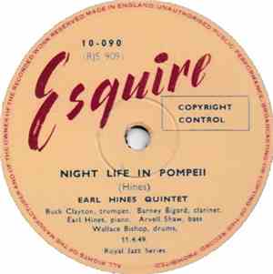 Earl Hines Quintet - Night Life In Pompeii / Air France Stomp