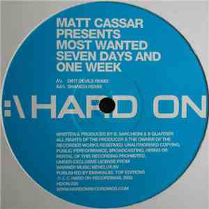 Matt Cassar Presents Most Wanted  - Seven Days And One Week