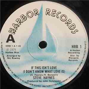 Steve Haynes  - If This Isn't Love (I Don't Know What Love Is)