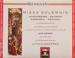 Beethoven, Otto Klemperer, Söderström, Höffgen, Kmentt, Talvela, New Philharmonia Orchestra and Chorus - Missa Solemnis • Choral Fantasia