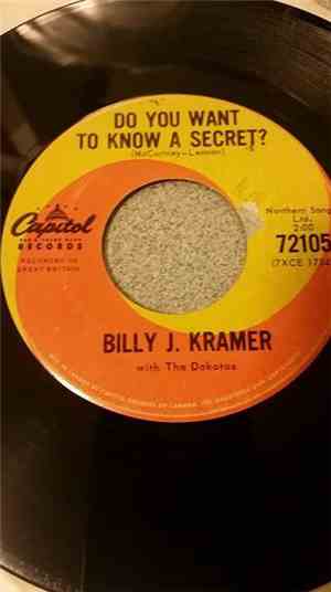 Billy J. Kramer With The Dakotas - Do You Want To Know A Secret/ I'll Be On My Way