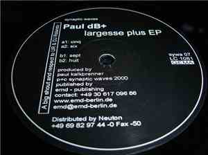 Paul dB+ - Largesse Plus EP