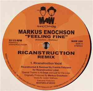 Markus Enochson - Feeling Fine (Ricanstruction Remix)