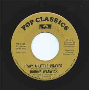 Dionne Warwicke - I Say A Little Prayer For You