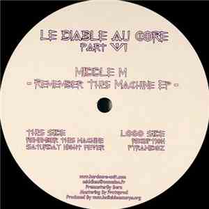 Middle M - Remember This Machine EP