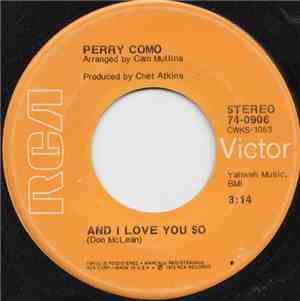 Perry Como - And I Love Her So