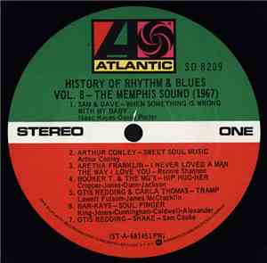 Various - History Of Rhythm & Blues  Volume 8  The Memphis Sound 1967
