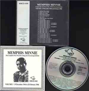 Memphis Minnie - The Complete Post-War Recordings In Chronological Order Volume 1 (19 December 1944 To 26 February 1946)