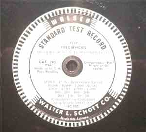 No Artist - Standard Test Record