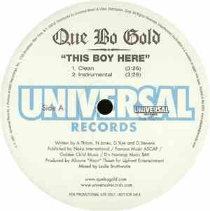 Que Bo Gold - This Boy Here