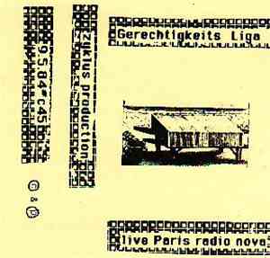 Gerechtigkeits Liga - Live In Paris At Radio Nova