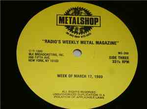 Various - Metalshop - Radio's Weekly Metal Magazine (Week Of March 17, 1989)