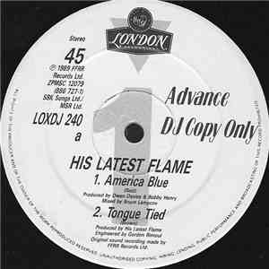 His Latest Flame - America Blue