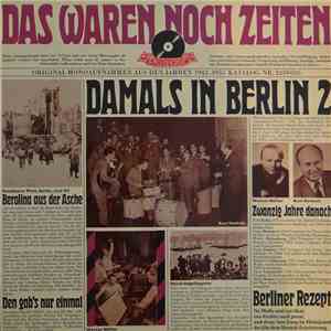 Various - Das Waren Noch Zeiten: Damals In Berlin 1