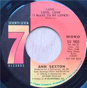 Ann Sexton - Love, Love, Love (I Want To Be Loved)