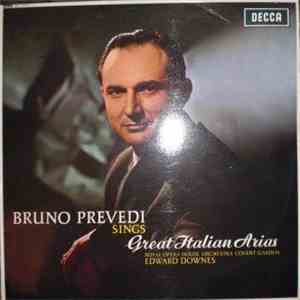 Bruno Prevedi, Royal Opera House Orchestra Covent Garden, Edward Downes - Great Italian Arias