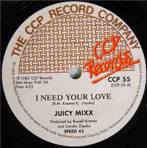 Juicy Mixx - I Need Your Love / All Night Long