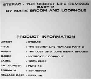 Sterac - The Secret Life Remixes Part 2