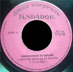 Unknown Artist - Pasodobles de España