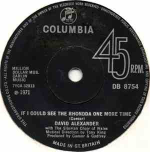 David Alexander  - If I Could See The Rhondda One More Time