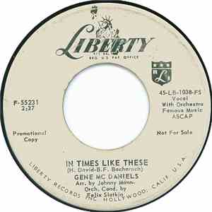 Gene McDaniels - In Times Like These / Once Before