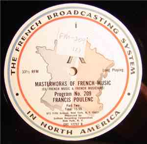 Francis Poulenc, Arthur Honegger - Masterworks Of French Music