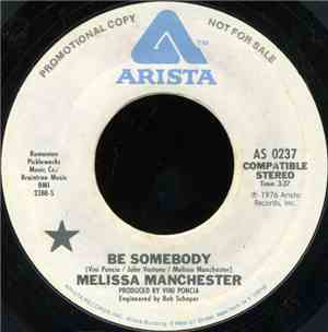 Melissa Manchester - Be Somebody