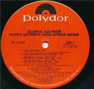 Gloria Gaynor - Gloria Gaynor's Park Avenue Sound