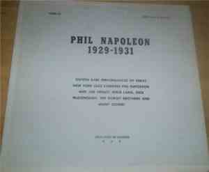Phil Napoleon - 1929-1931
