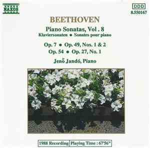 Beethoven, Jenö Jandó - Piano Sonatas, Vol. 8: Op. 7 • Op.49, Nos. 1 & 2 • Op. 54 • Op. 27, No. 1