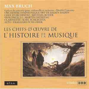 Max Bruch - 4 Pièces de Concerto Pour Violoncelle Et Orchestre - Double Concerto