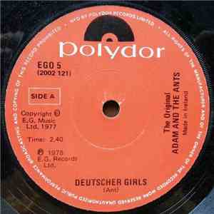 The Original Adam And The Ants - Deutscher Girls